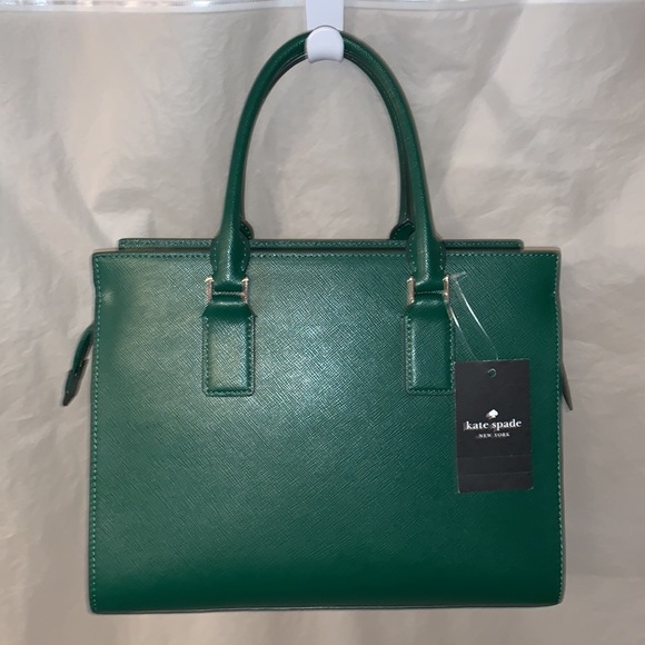 NWT Deep Jade Kate Spade ♠️ Cameron Medium Satchel Bag - Picture 2 of 14